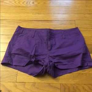 Purple shorts size 5